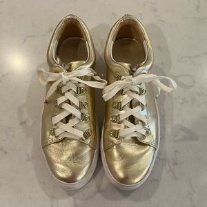 Lilly Pulitzer Gold Sneakers